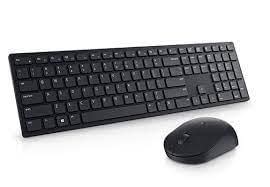 Dell KM5221W Pro Keyboard & Mouse Wireless Black English International