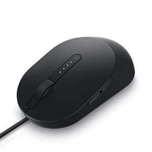 MOUSE DELL MS3220 LASER WIRED BLACK USB | NEW