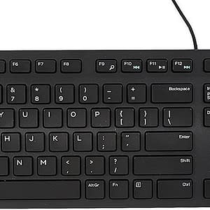 Dell KB216 Multimedia Keyboard Wired USB Black German