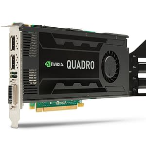 VGA Nvidia QUADRO K4000 3GB GDDR5 (1) DVI-D (2) DP PCI-e F.P.