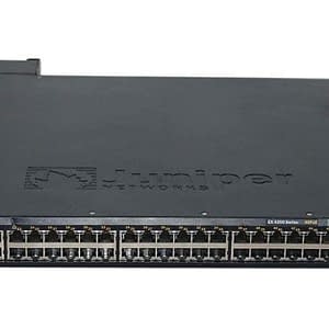 SWITCH JUNIPER EX4200-48P 48-Ports Gigabit (4) 1G SFP POE /w 2xPSU 930W (EX-PWR-930-AC) w/ Rkmnts