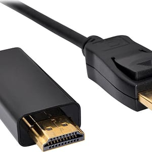 CABLE DISPLAYPORT-HDMI 1.8M BLACK