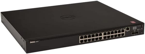 SWITCH DELL Powerconnect N2024P 24-Ports Gigabit (2) 10G SFP POE+ LAYER 3 w/ Rkmnts
