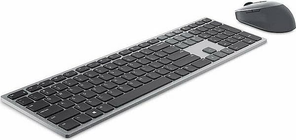 Dell KM7321W Premier Multi-Device Keyboard & Mouse Wireless/Bluetooth Grey Norwegian