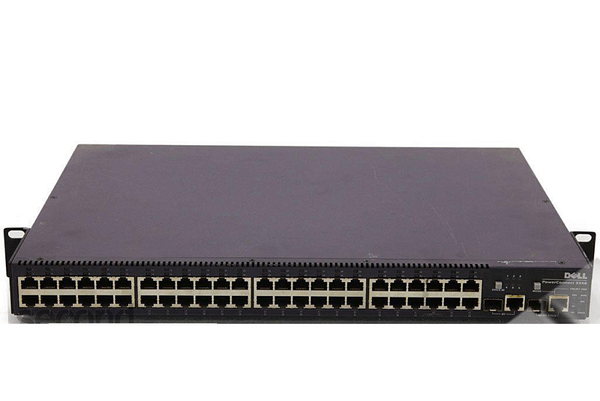 SWITCH DELL POWERCONNECT 7048R 48 PORTS GIGABIT + 4x SFP /w 2x PSU 300W (DPSN-300DB) /RNDV3 STACKING 10GBe MODULE /J3PC9 SFP+ MODULE