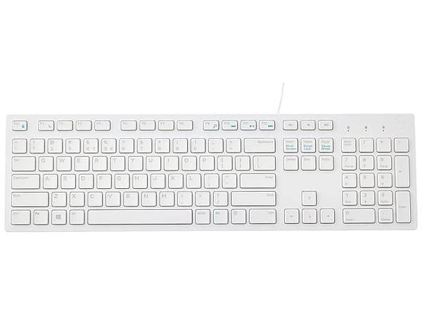 Dell KB216 Multimedia Keyboard Wired USB White English International