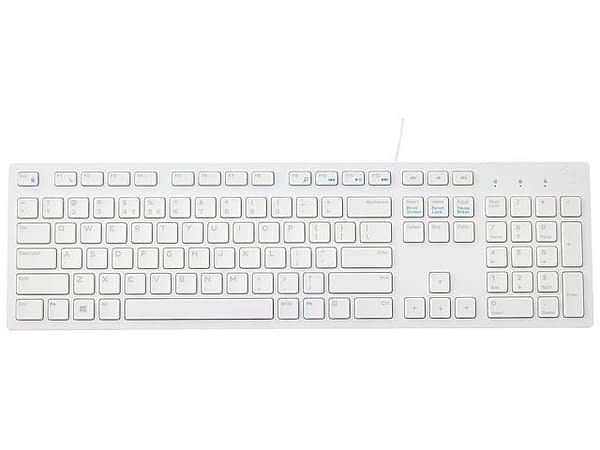 Dell KB216 Multimedia Keyboard Wired USB White French